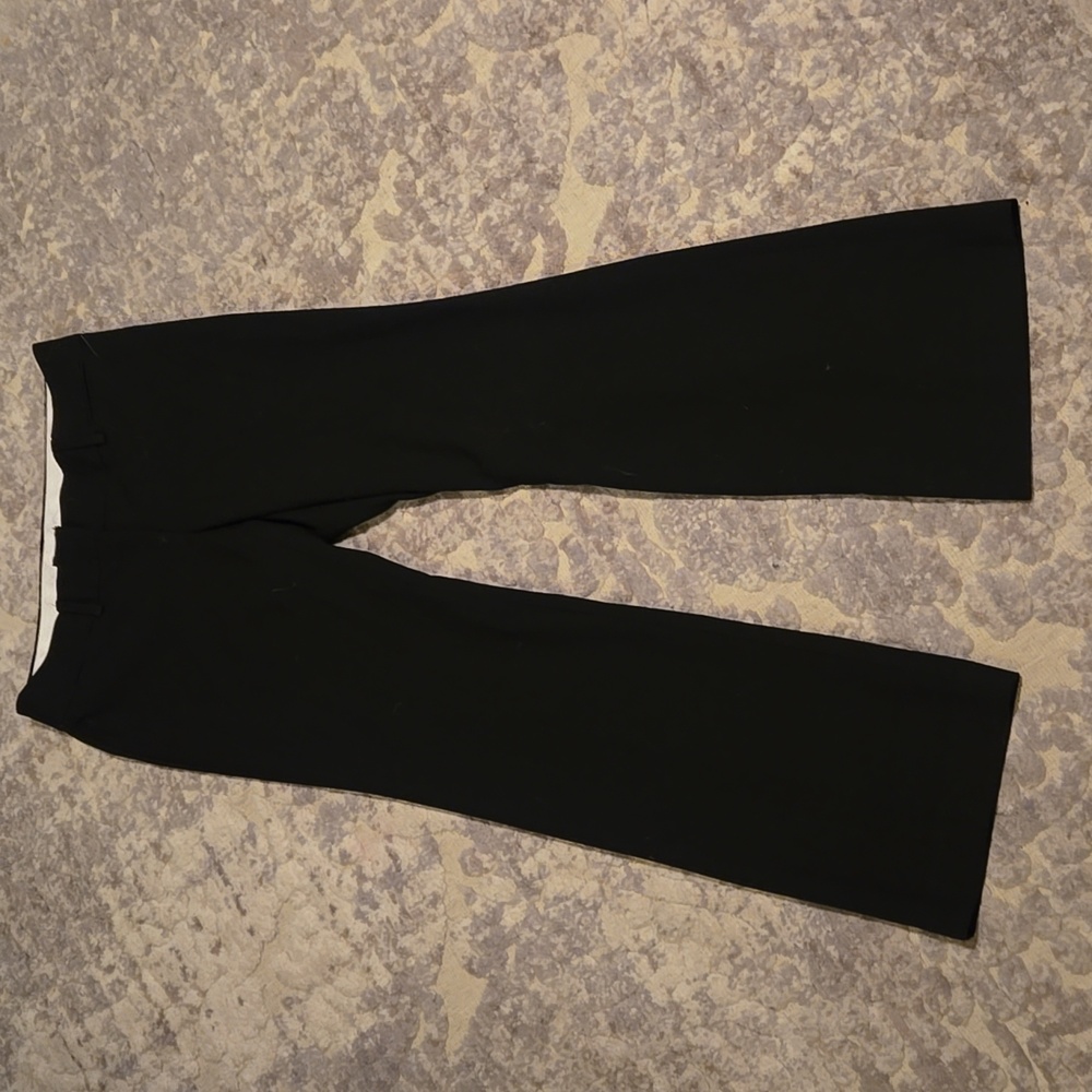 LOFT Black Flared Trousers
